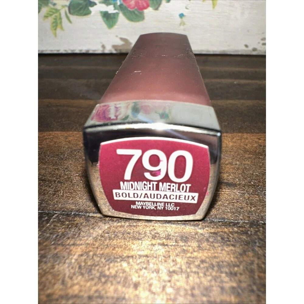 Maybelline COLORSensationl Bolds Lipstick 790 MIDNIGHT MERLOT 💜🤎